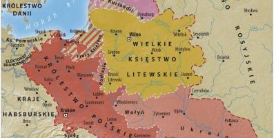 Mapa del gran ducado de Lituania